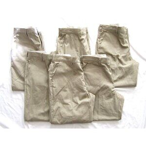 Lot of 6 New Men's Red Kap Khaki Brown Causal Pants Size W40 x L36